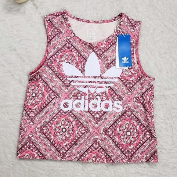 Adidas Trefoil Stretch Crop Tank Top